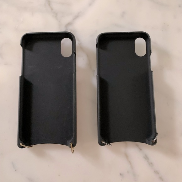 Bandolier X phone cases in cognac and oxblood no straps - Picture 2 of 3